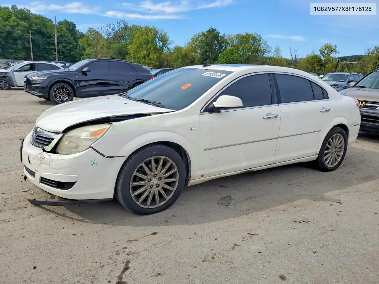 SATURN AURA 2008, VIN 1G8ZV577X8F176128