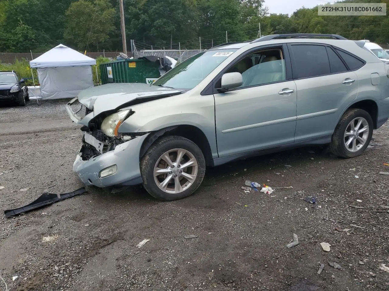LEXUS RX 2008, VIN 2T2HK31U18C061662