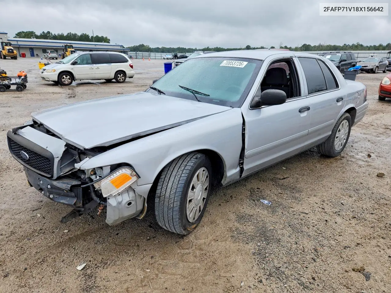FORD CROWN VICTORIA 2008, VIN 2FAFP71V18X156642