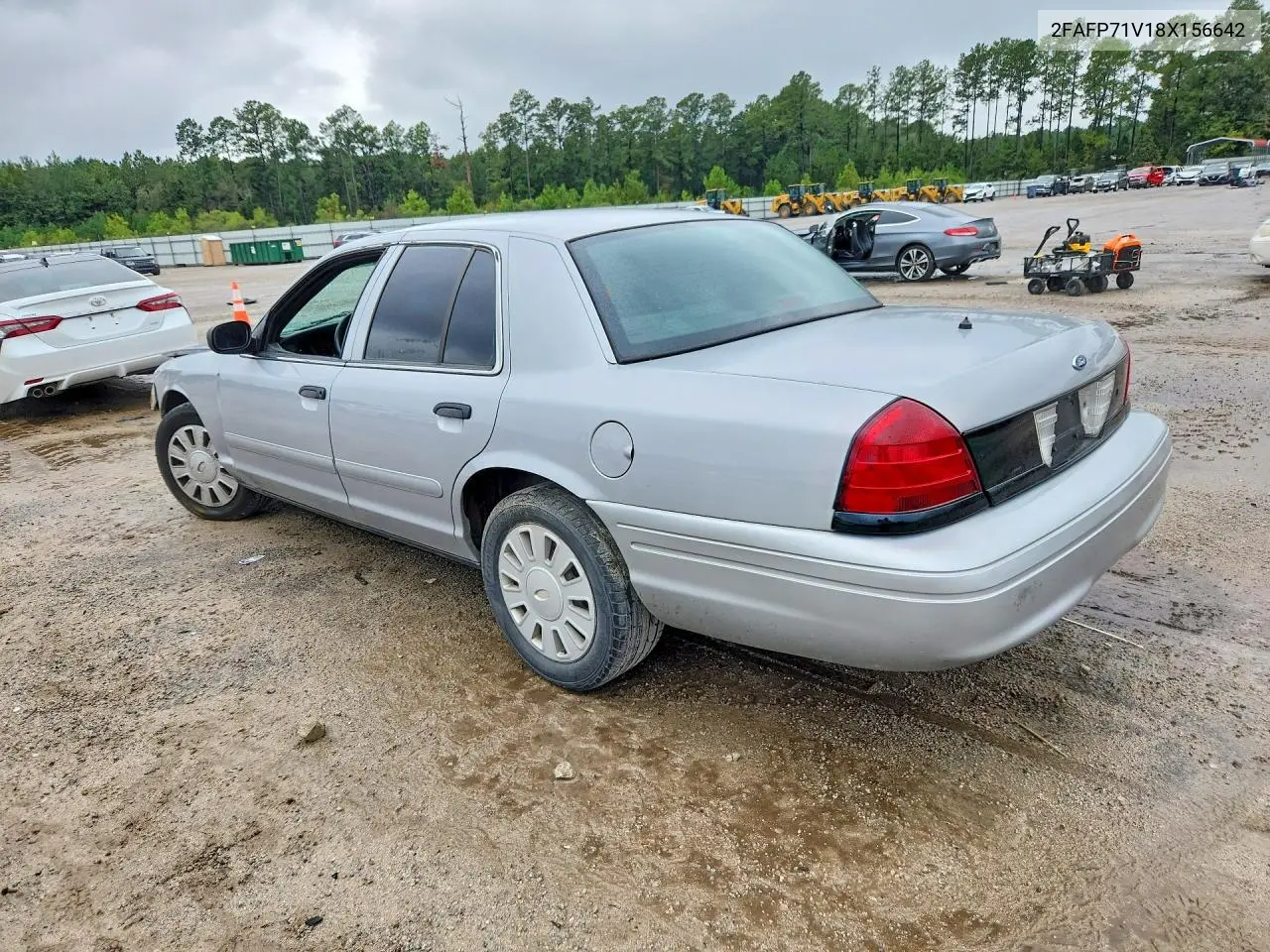 2008 FORD CROWN VICTORIA VIN 2FAFP71V18X156642 — фото 2