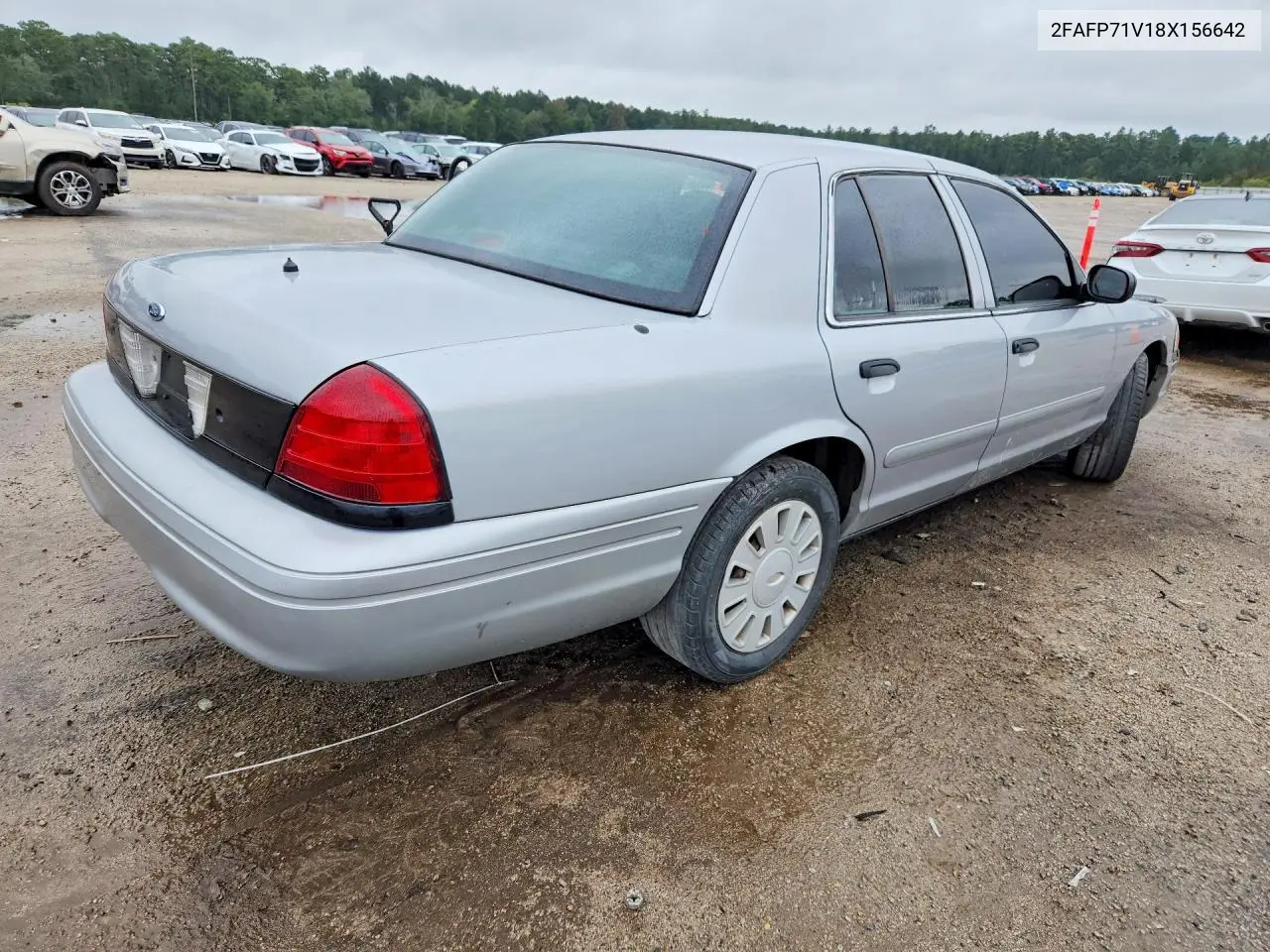 2008 FORD CROWN VICTORIA VIN 2FAFP71V18X156642 — фото 3