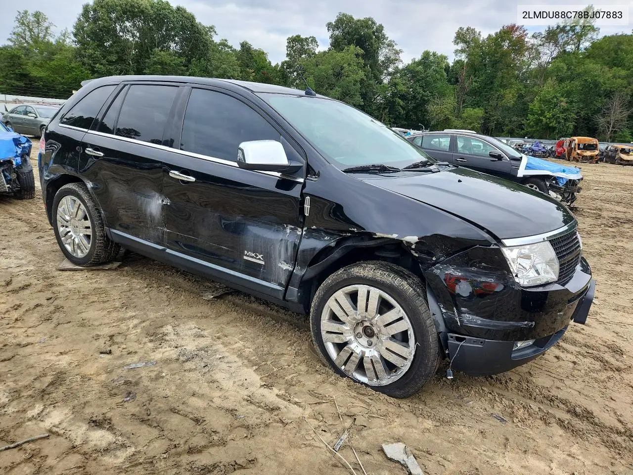2008 LINCOLN MKX VIN 2LMDU88C78BJ07883 — фото 4