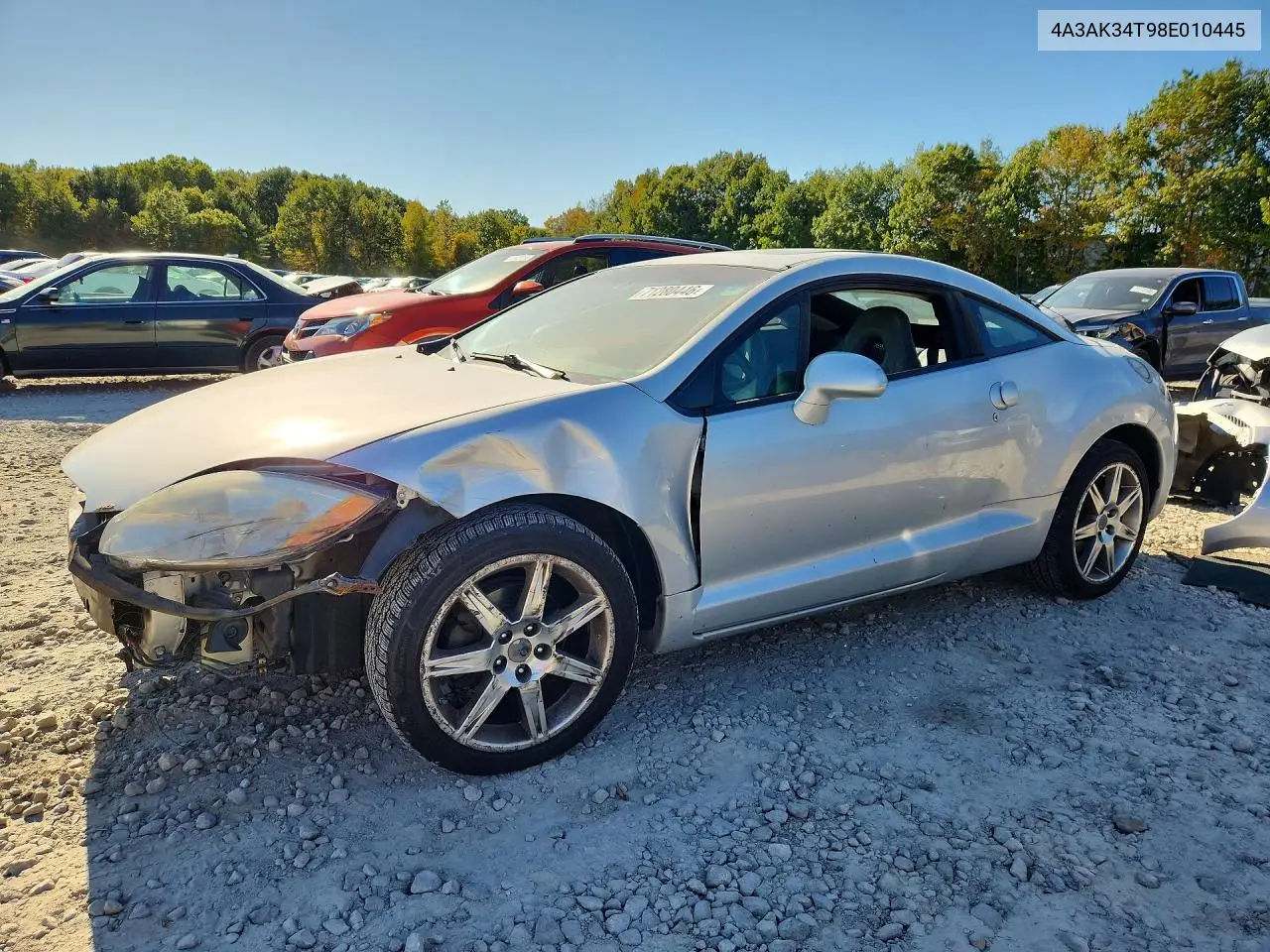 MITSUBISHI ECLIPSE 2008, VIN 4A3AK34T98E010445