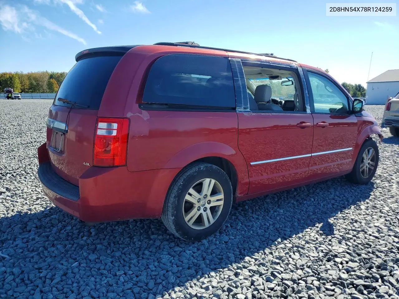 2008 DODGE CARAVAN VIN 2D8HN54X78R124259 — фото 5