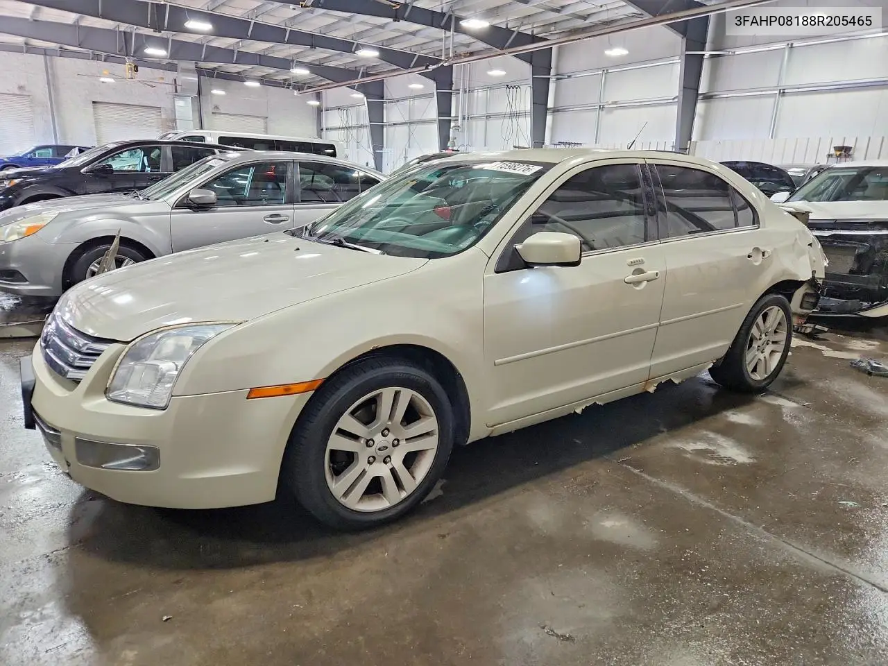 FORD FUSION 2008, VIN 3FAHP08188R205465