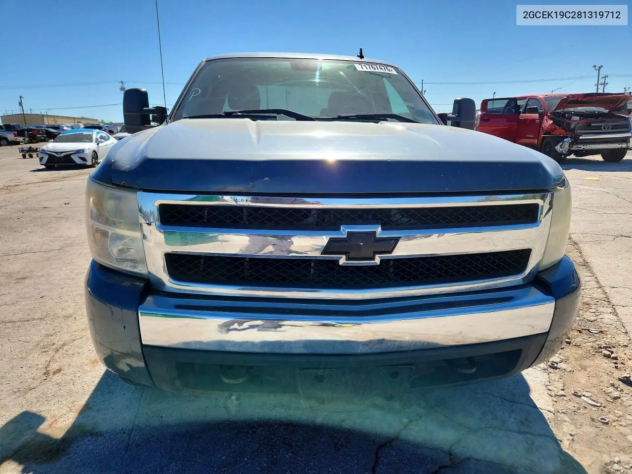 2008 CHEVROLET SILVERADO VIN 2GCEK19C281319712 — фото 5