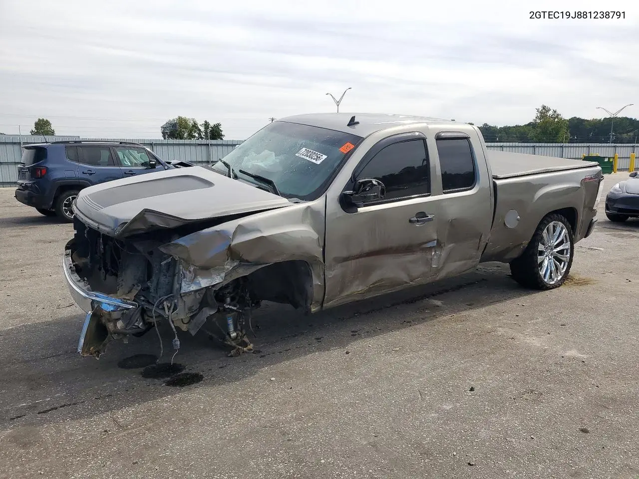 GMC SIERRA 2008, VIN 2GTEC19J881238791