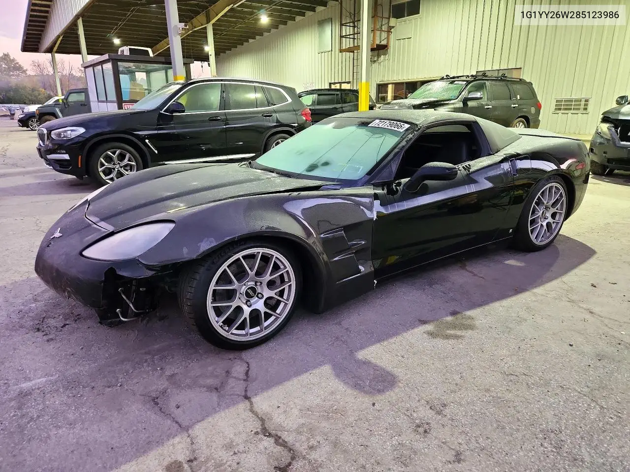 CHEVROLET CORVETTE 2008, VIN 1G1YY26W285123986