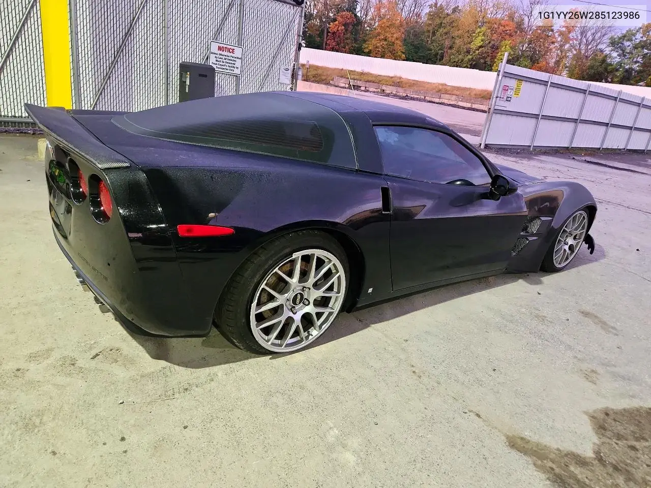 2008 CHEVROLET CORVETTE VIN 1G1YY26W285123986 — фото 3