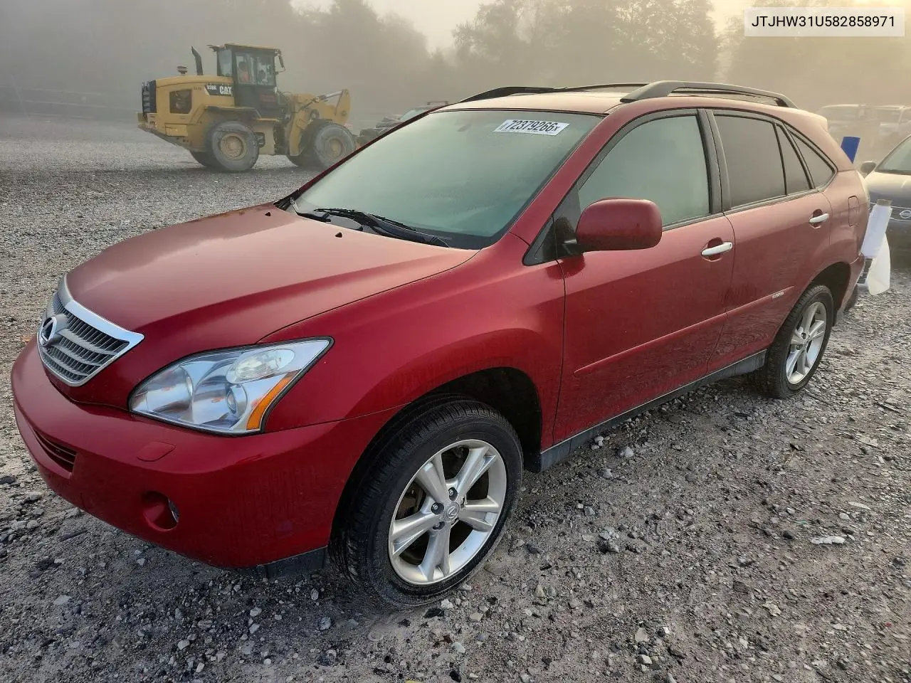 LEXUS RX 2008, VIN JTJHW31U582858971
