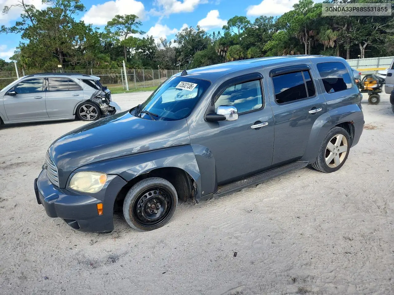 CHEVROLET HHR 2008, VIN 3GNDA33P88S531855