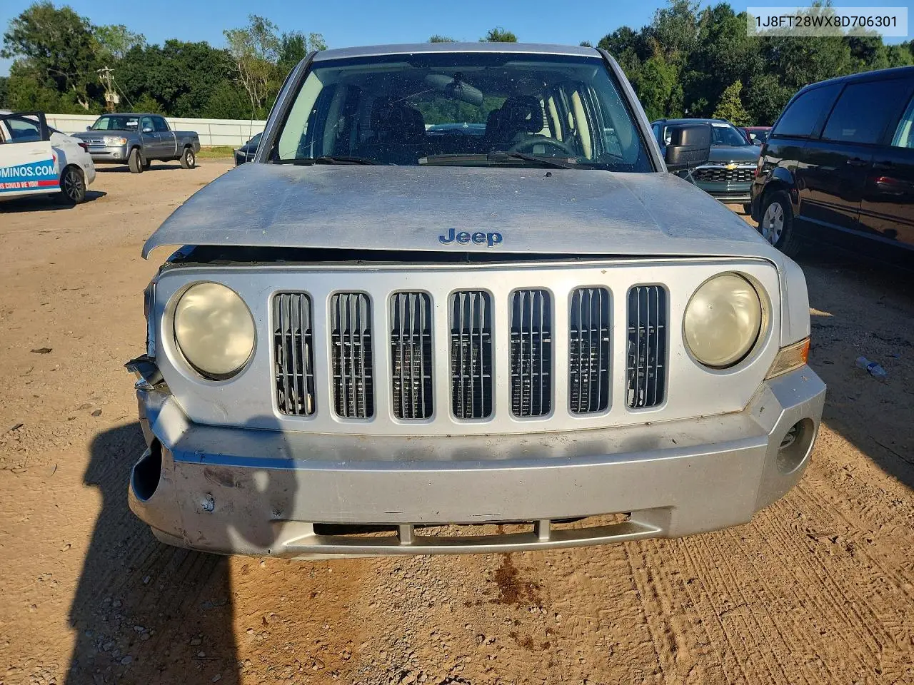 2008 JEEP LIBERTY (PATRIOT) VIN 1J8FT28WX8D706301 — фото 5