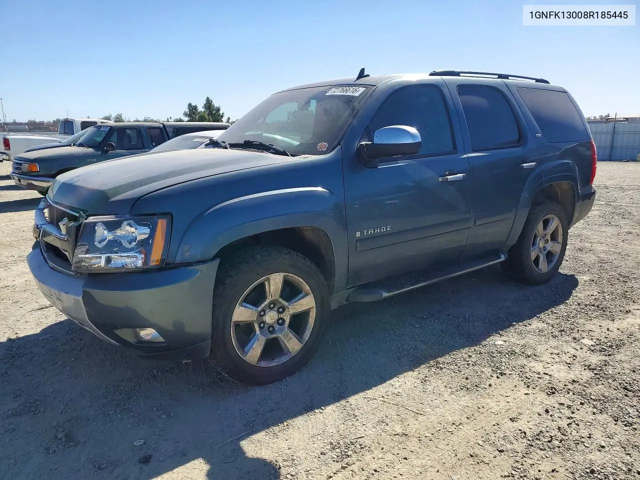 CHEVROLET TAHOE 2008, VIN 1GNFK13008R185445