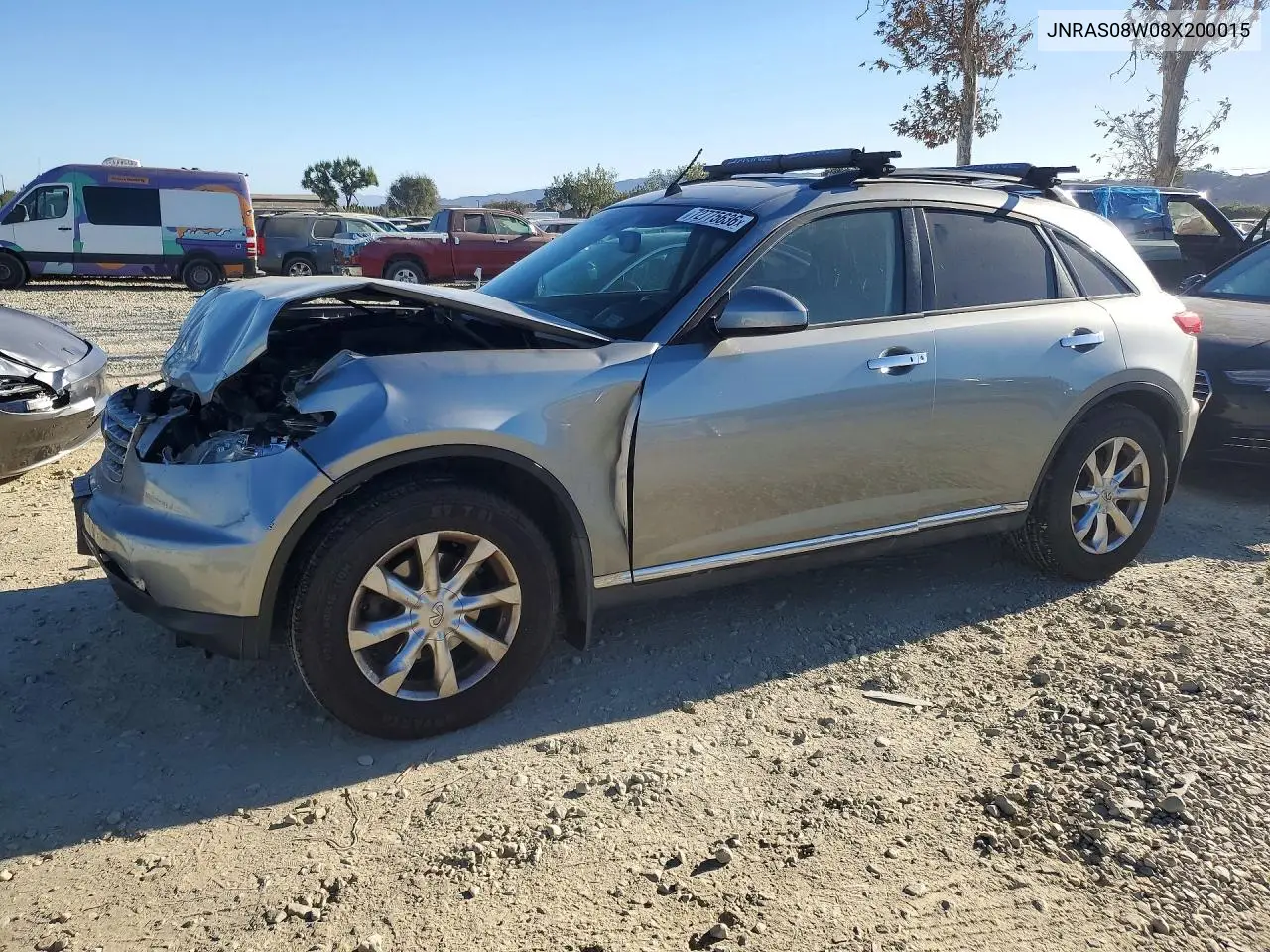 INFINITI QX70 2008, VIN JNRAS08W08X200015