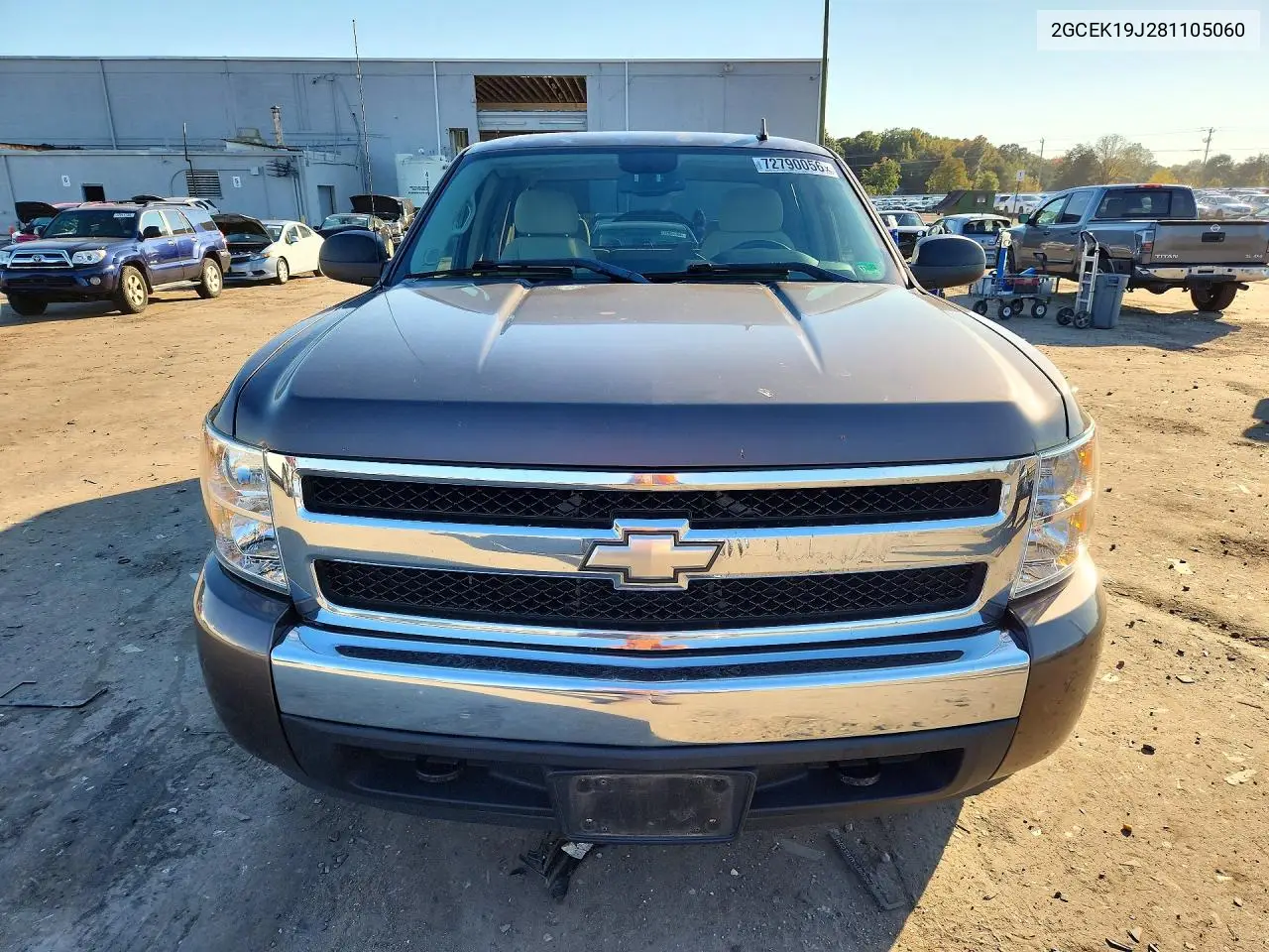 2008 CHEVROLET SILVERADO VIN 2GCEK19J281105060 — фото 5