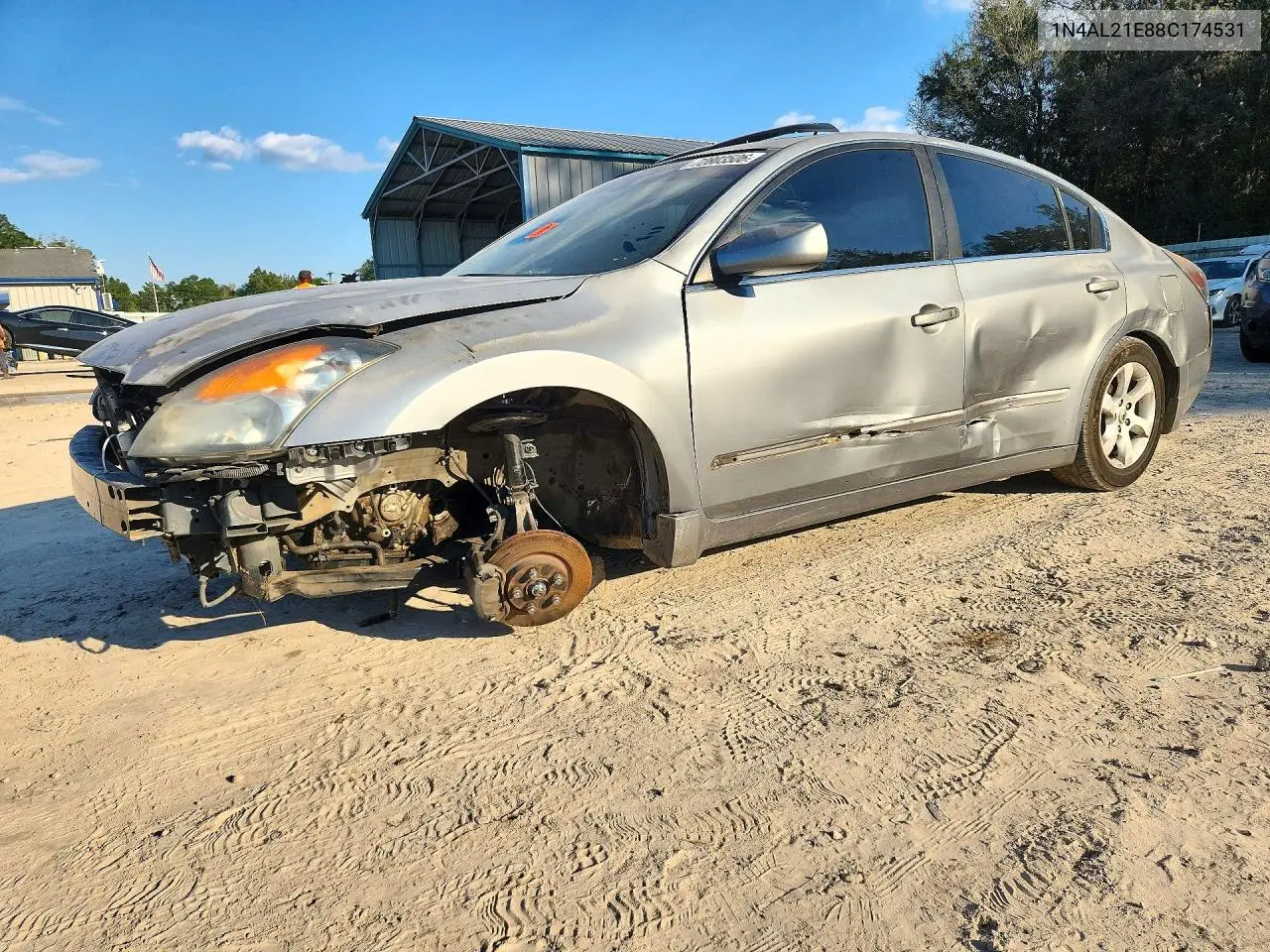 NISSAN ALTIMA 2008, VIN 1N4AL21E88C174531