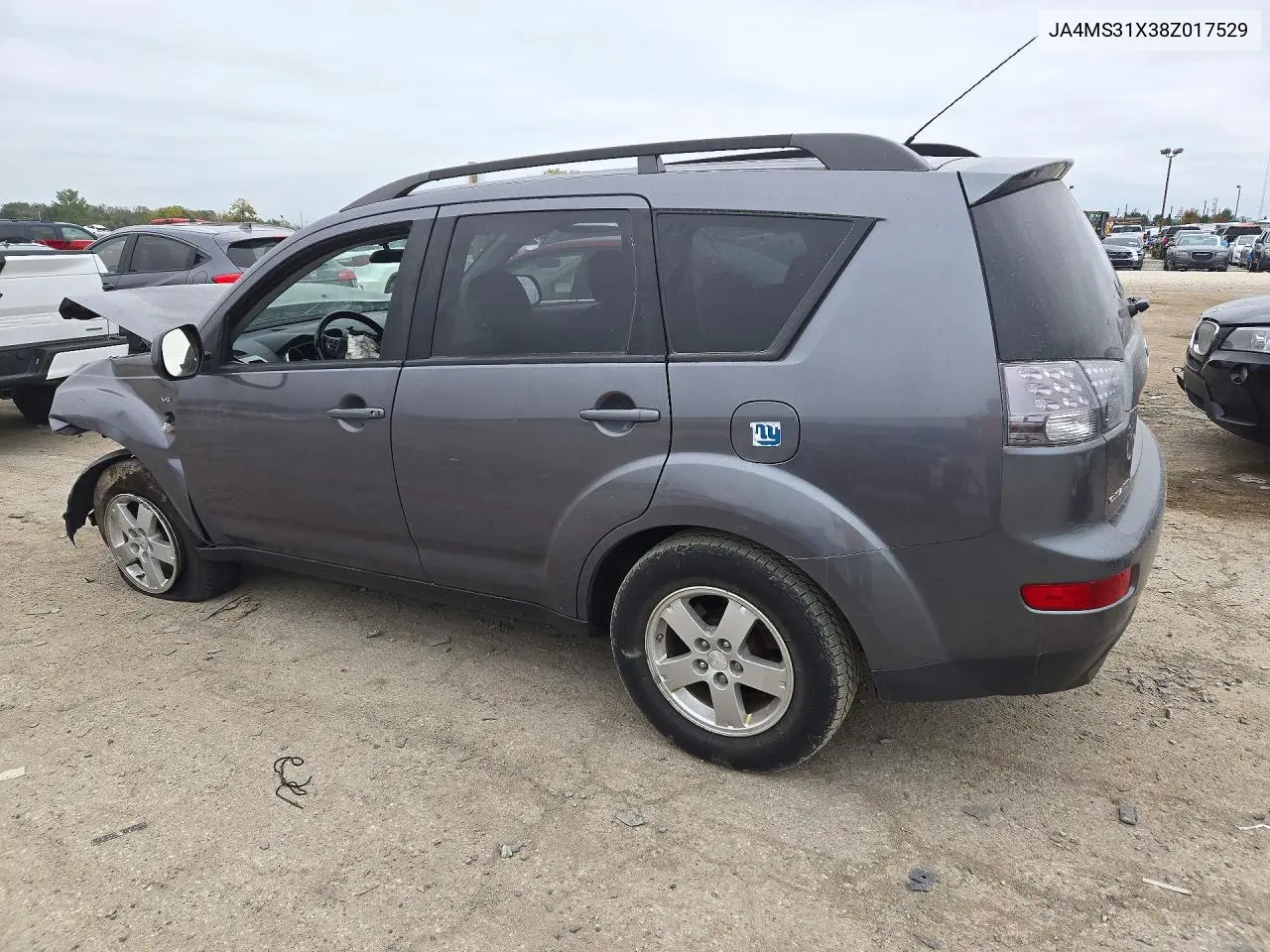 2008 MITSUBISHI OUTLANDER VIN JA4MS31X38Z017529 — фото 2