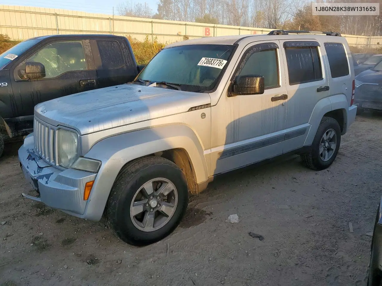 JEEP LIBERTY (NORTH AMERICA) 2008, VIN 1J8GN28K38W131653