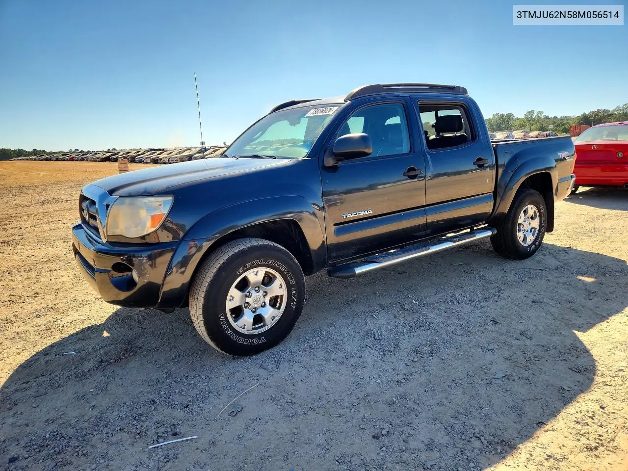 TOYOTA TACOMA 2008, VIN 3TMJU62N58M056514