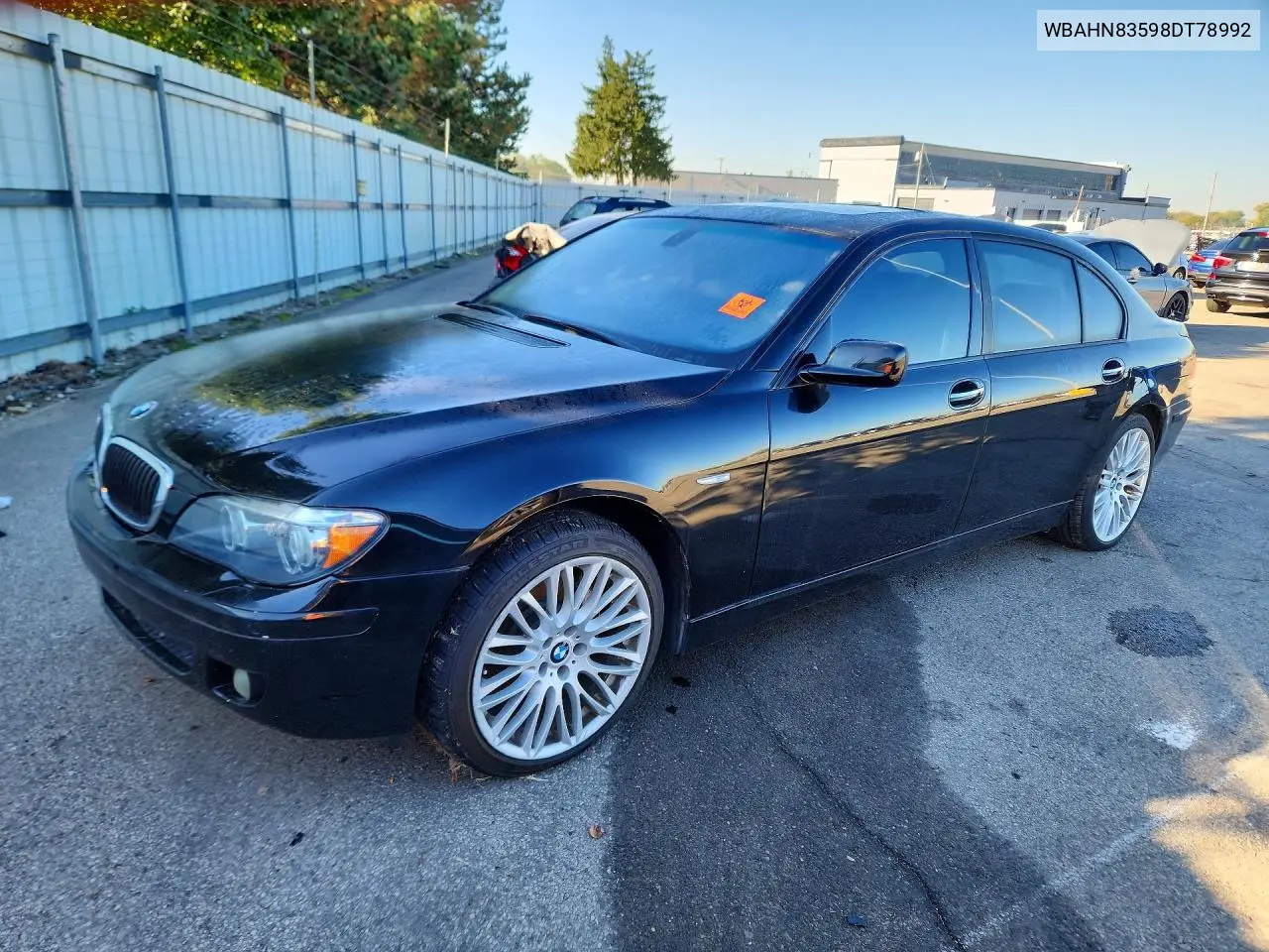 BMW 7ER 2008, VIN WBAHN83598DT78992