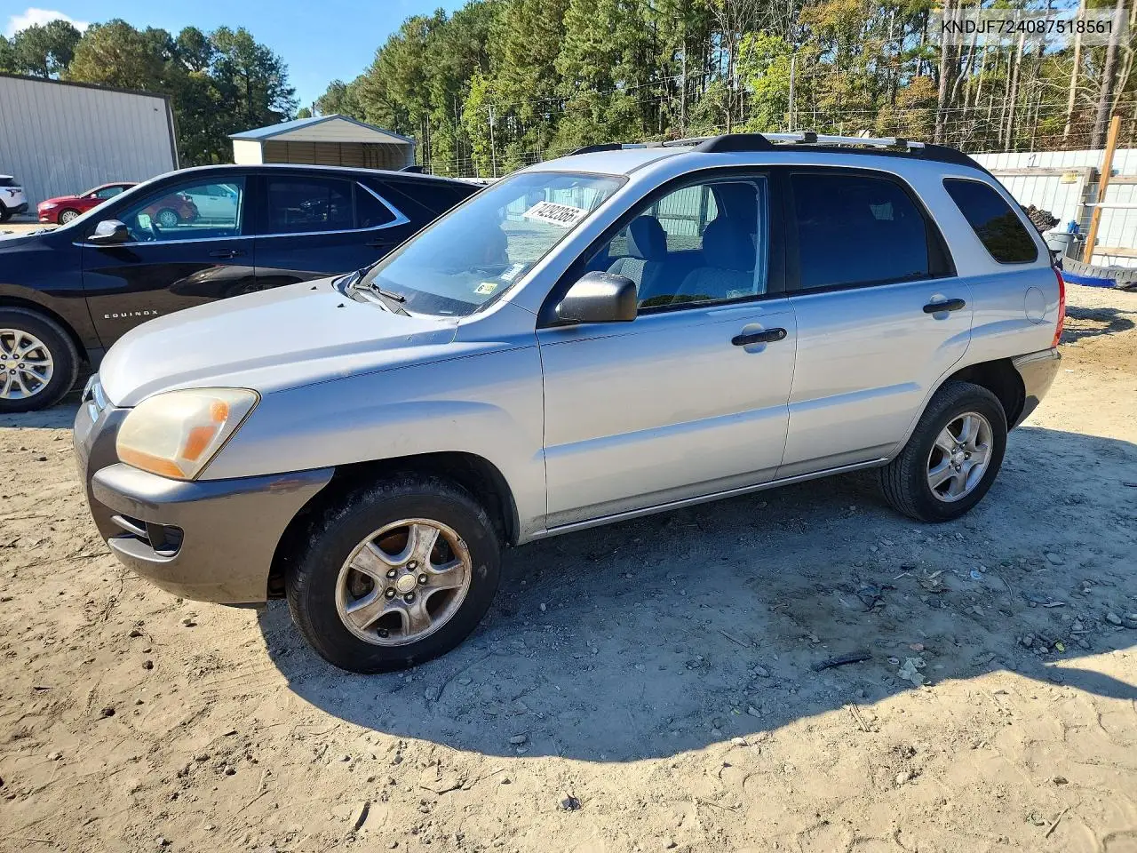 KIA SPORTAGE 2008, VIN KNDJF724087518561
