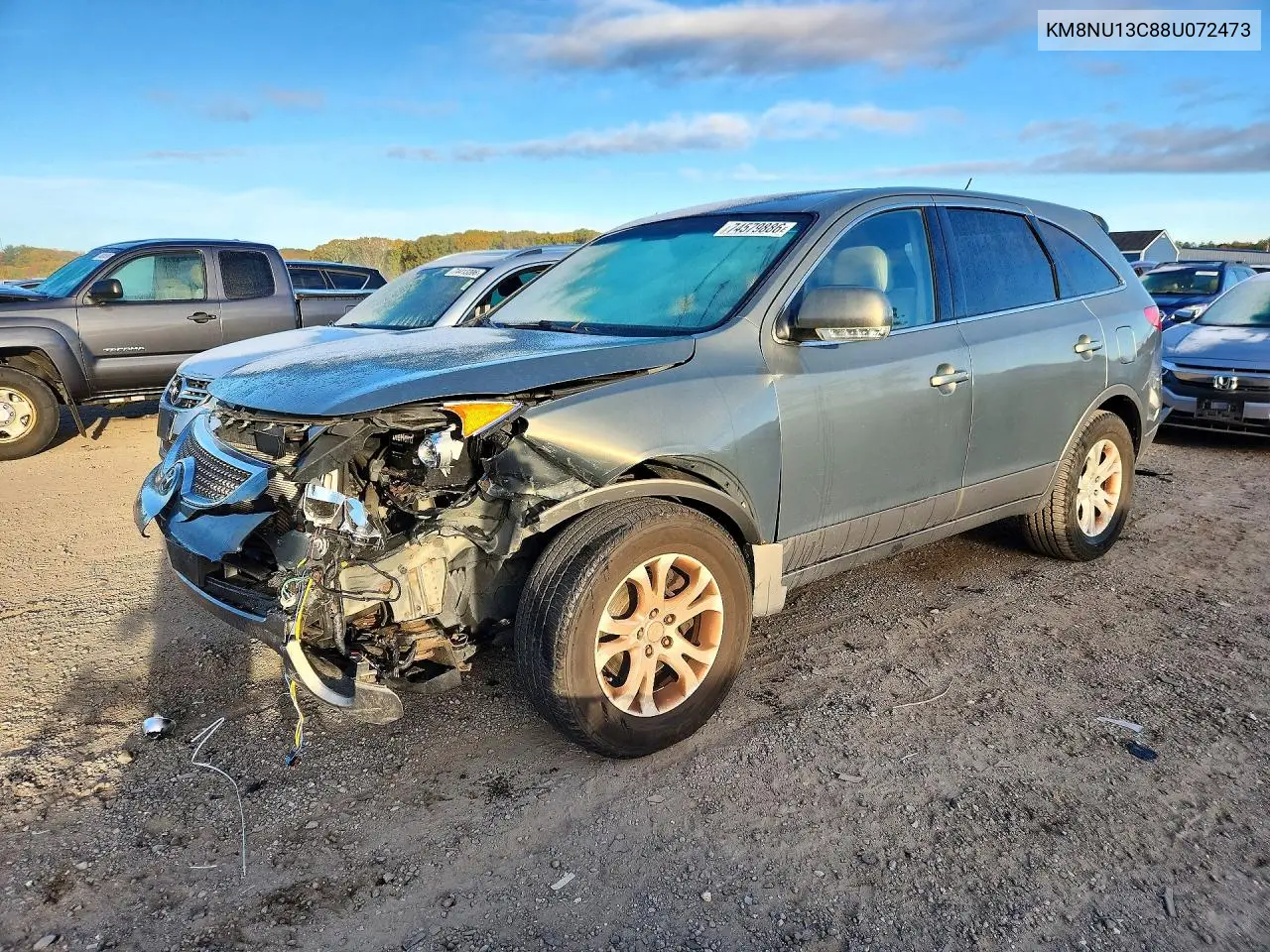 HYUNDAI VERACRUZ 2008, VIN KM8NU13C88U072473