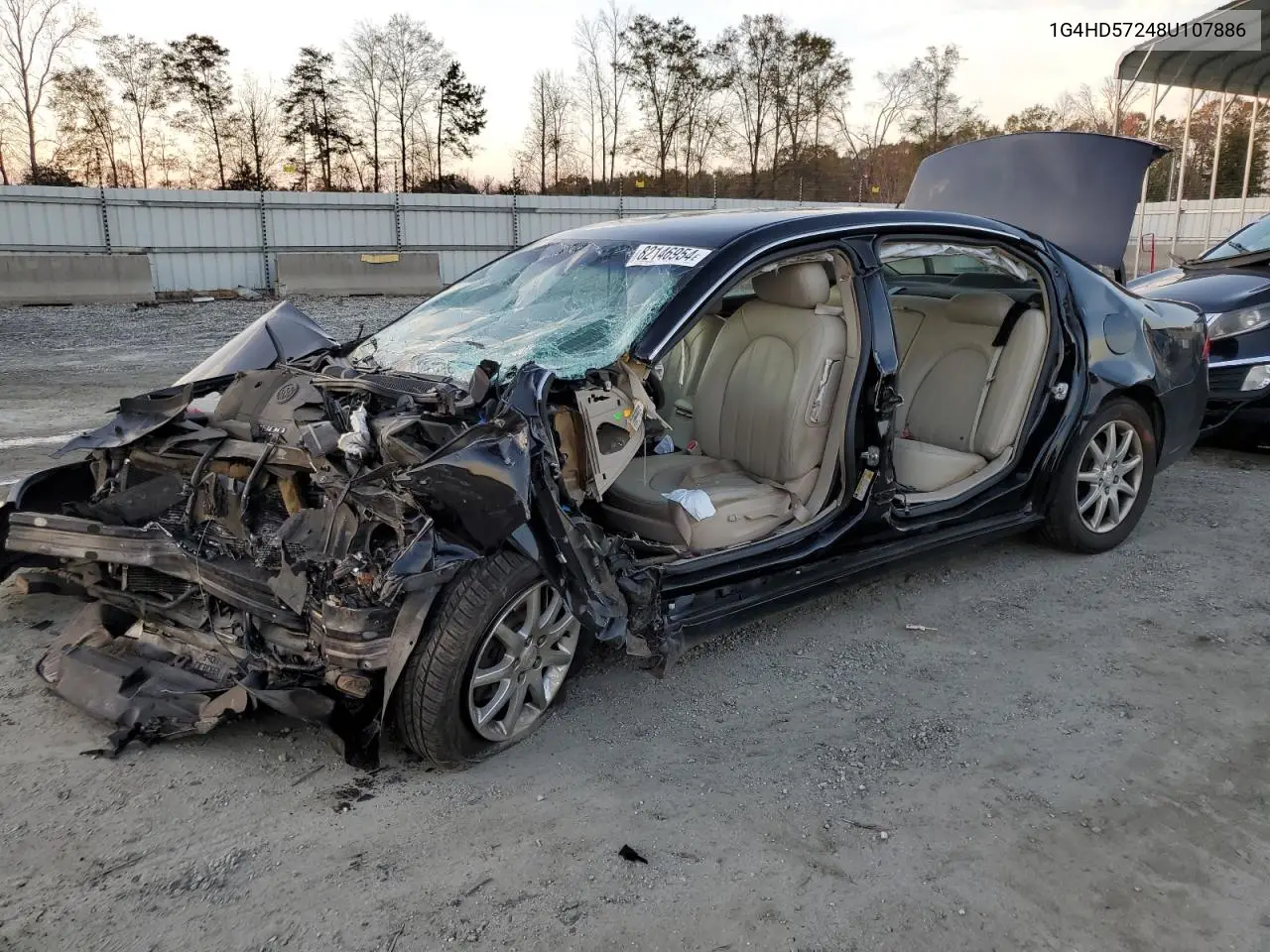 BUICK LUCERNE 2008, VIN 1G4HD57248U107886