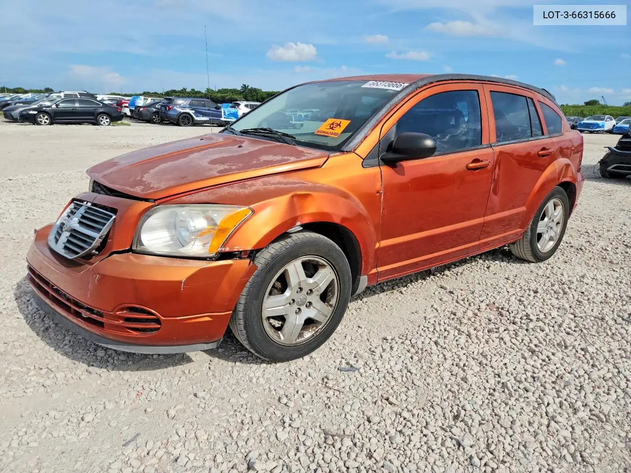 DODGE CALIBER 2009, VIN 1B3HB48A29D108466