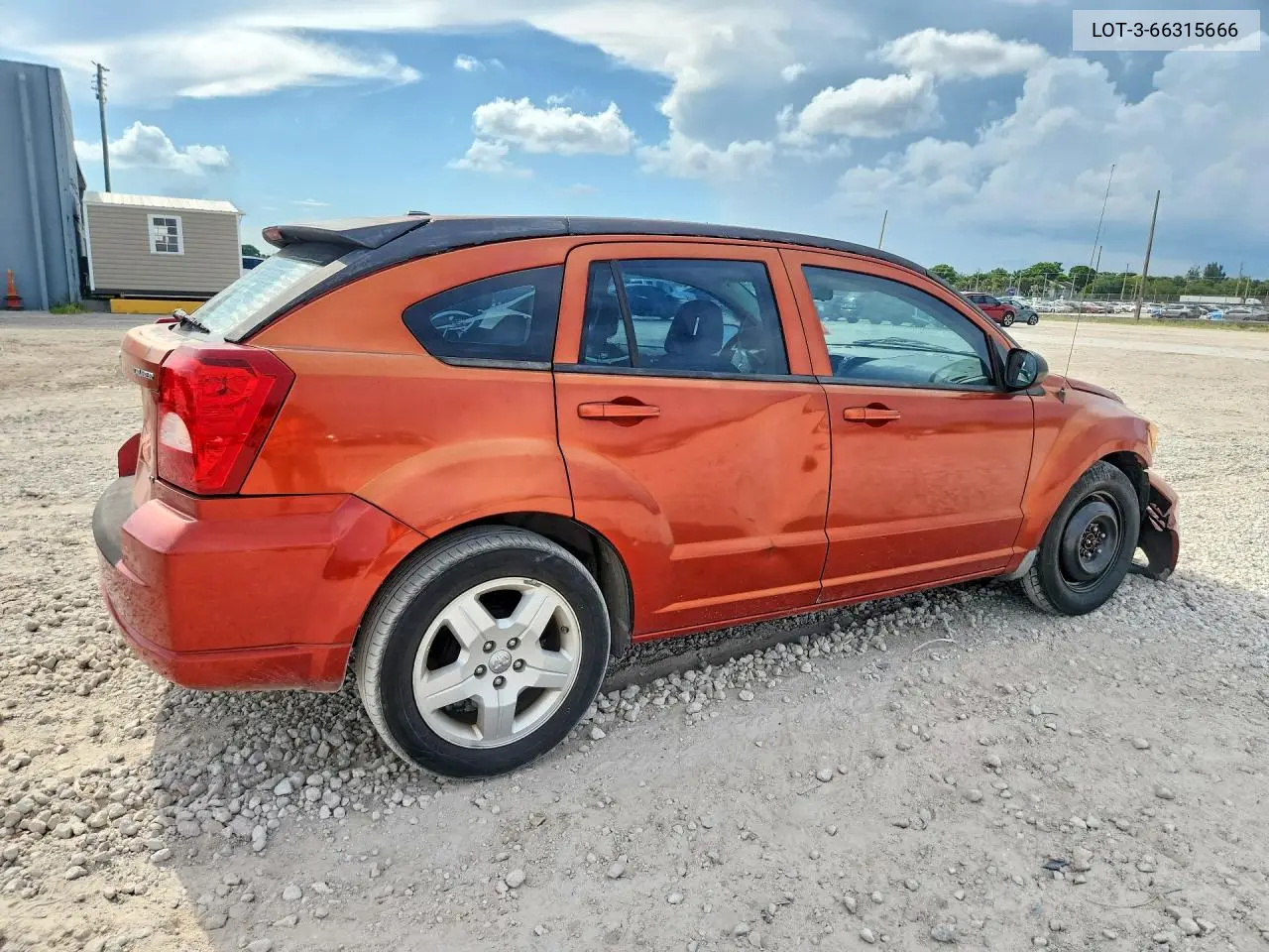 2009 DODGE CALIBER VIN 1B3HB48A29D108466 — фото 3