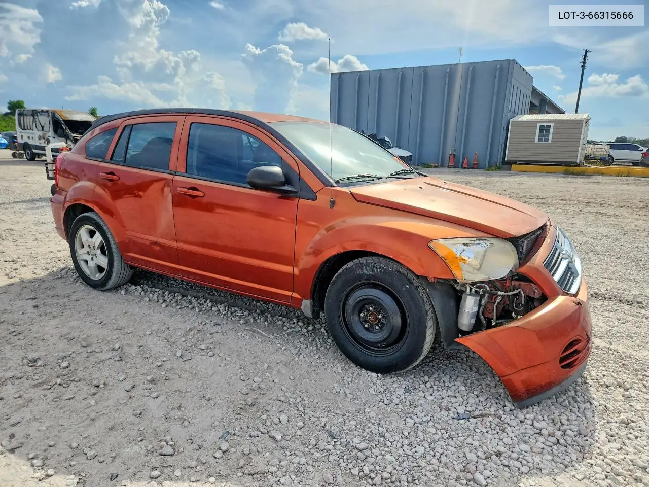 2009 DODGE CALIBER VIN 1B3HB48A29D108466 — фото 4