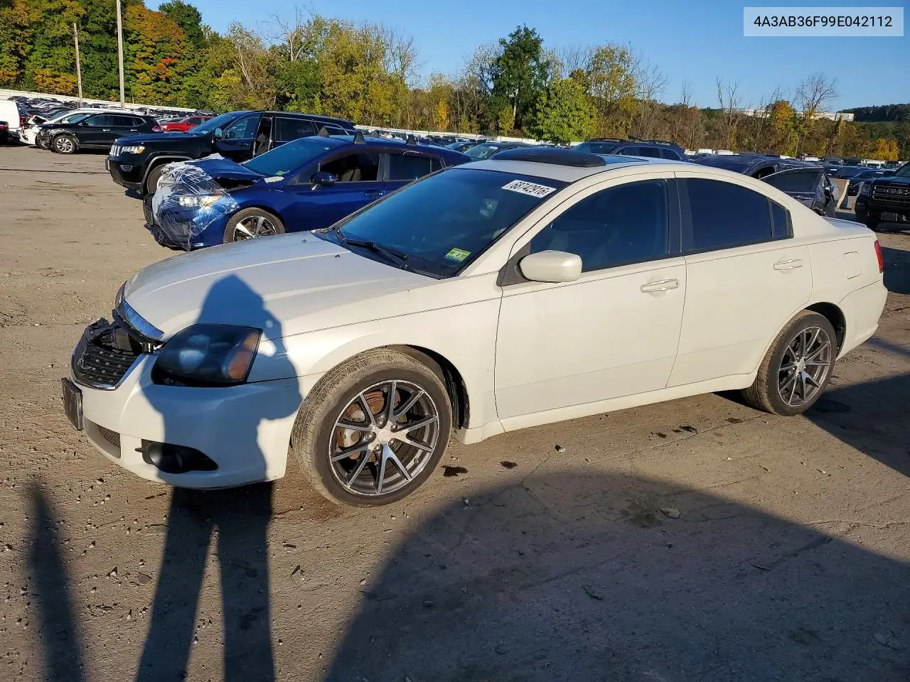 MITSUBISHI GALANT 2009, VIN 4A3AB36F99E042112
