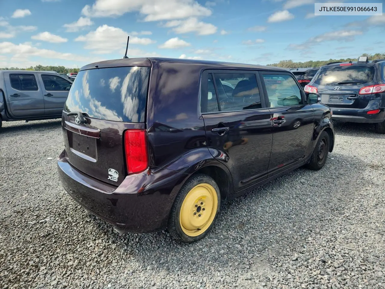 2009 SCION XB VIN JTLKE50E991066643 — фото 3