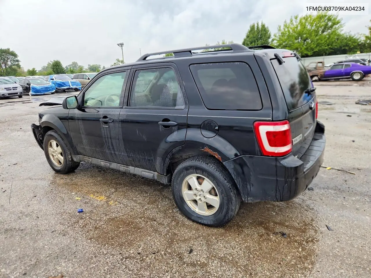 2009 FORD ESCAPE VIN 1FMCU03709KA04234 — фото 2