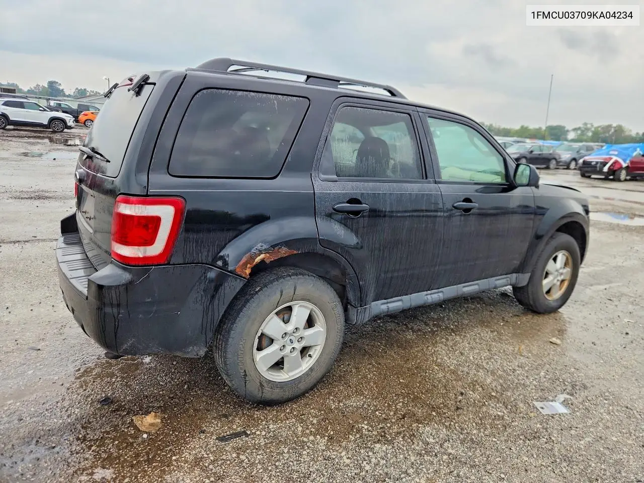 2009 FORD ESCAPE VIN 1FMCU03709KA04234 — фото 3