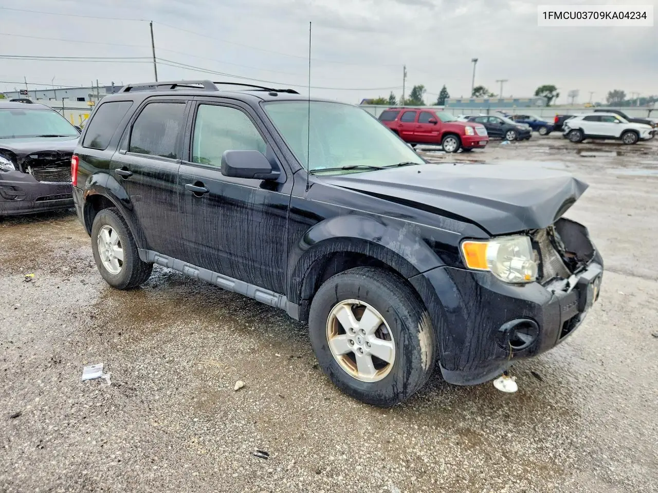 2009 FORD ESCAPE VIN 1FMCU03709KA04234 — фото 4