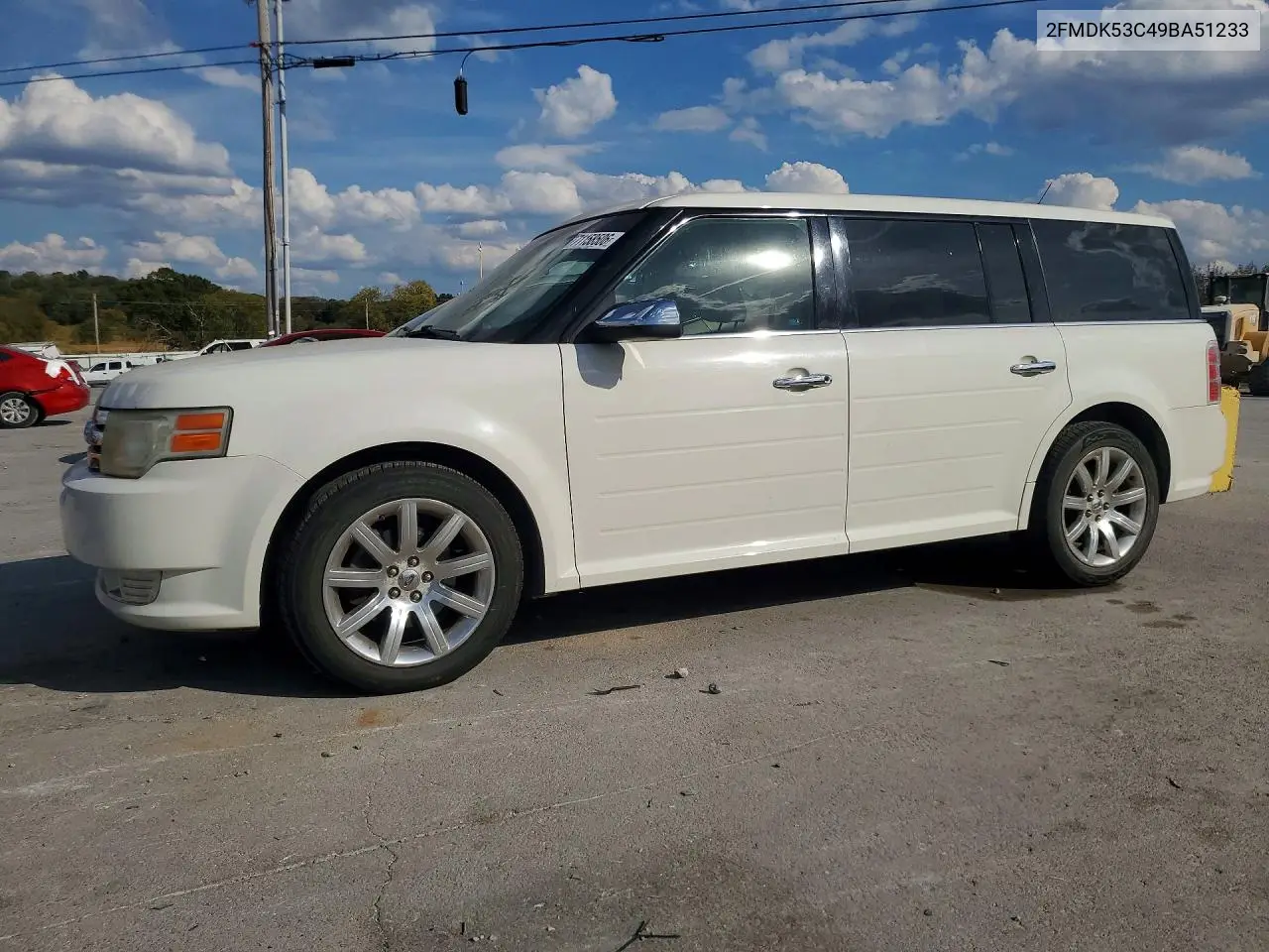 FORD FLEX 2009, VIN 2FMDK53C49BA51233