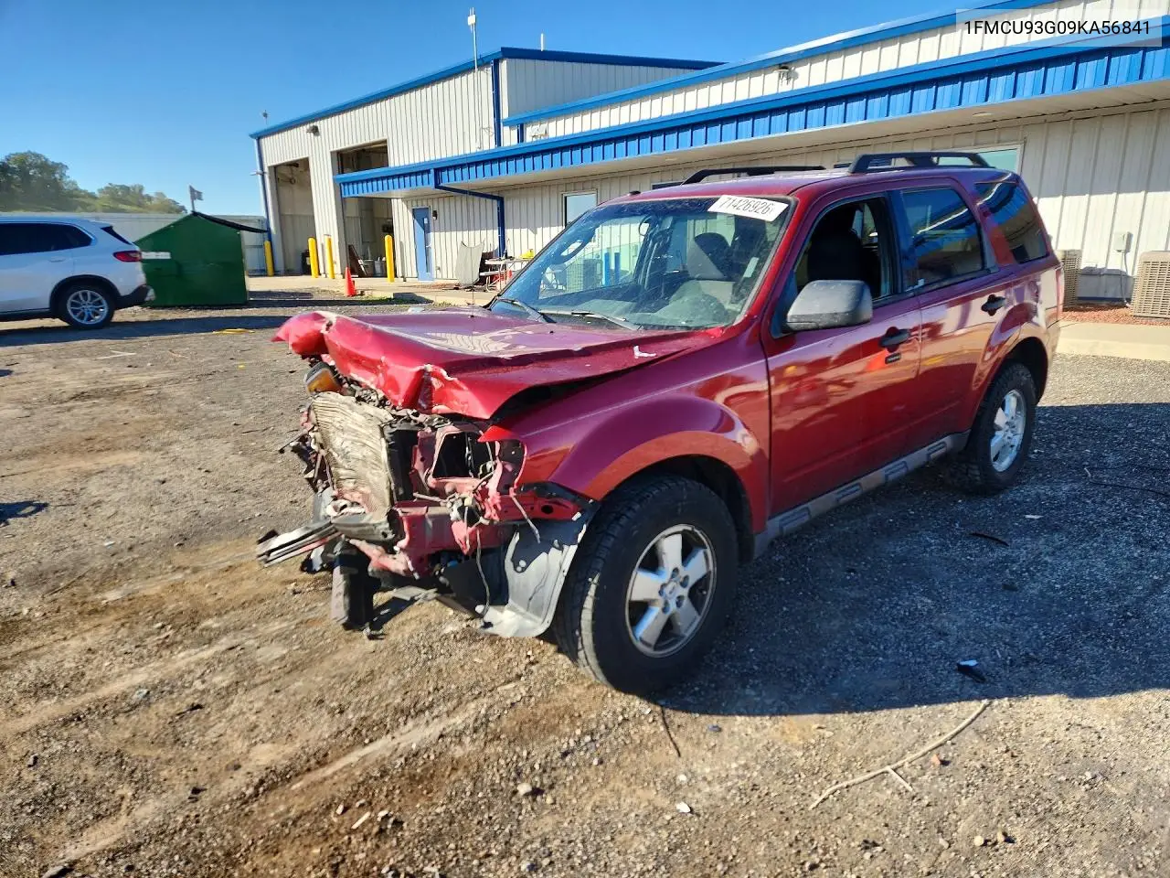 FORD ESCAPE 2009, VIN 1FMCU93G09KA56841