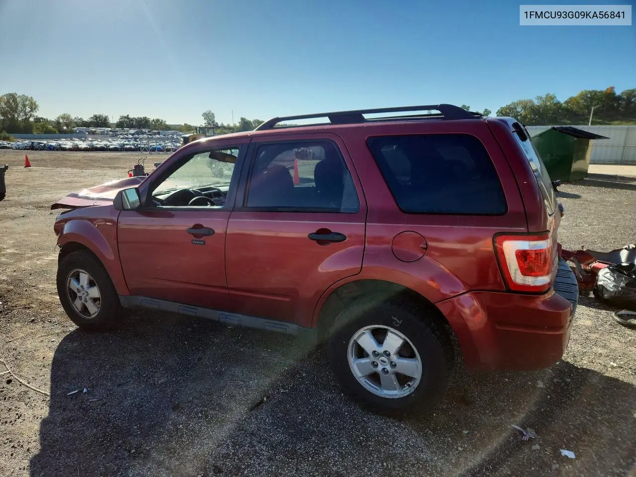 2009 FORD ESCAPE VIN 1FMCU93G09KA56841 — фото 2