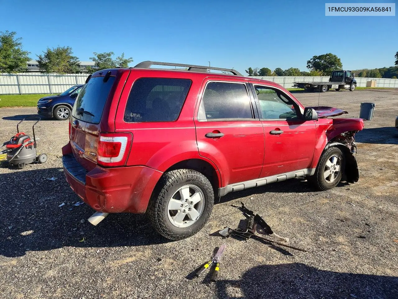 2009 FORD ESCAPE VIN 1FMCU93G09KA56841 — фото 3