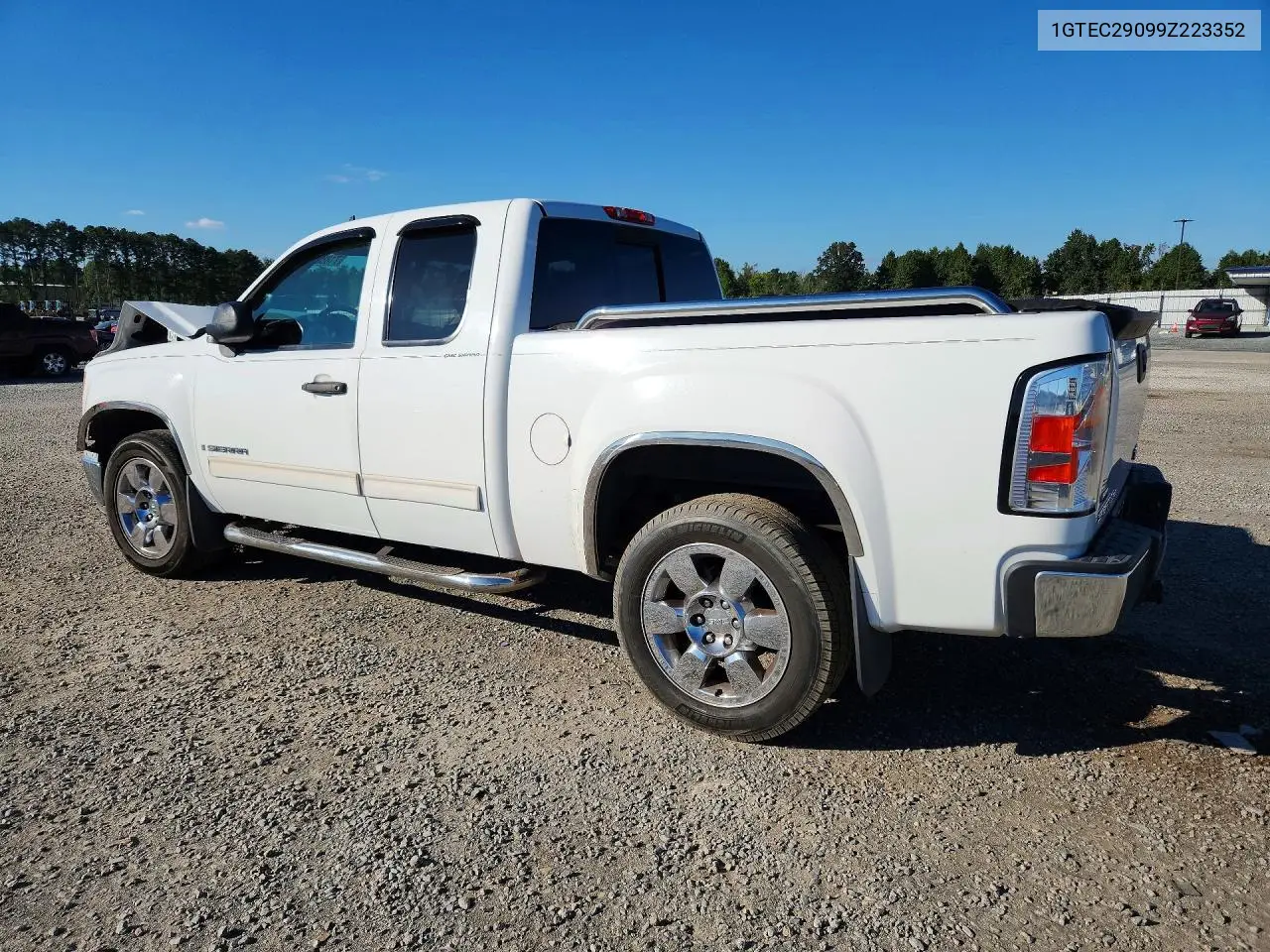 2009 GMC SIERRA VIN 1GTEC29099Z223352 — фото 2