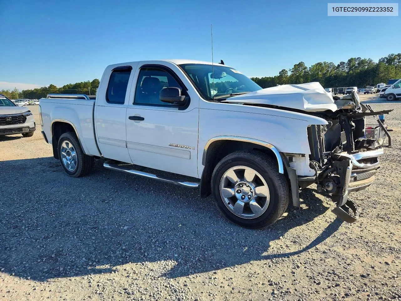2009 GMC SIERRA VIN 1GTEC29099Z223352 — фото 4