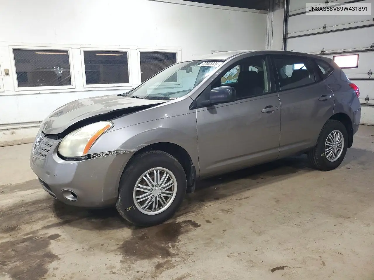 NISSAN ROGUE 2009, VIN JN8AS58V89W431891