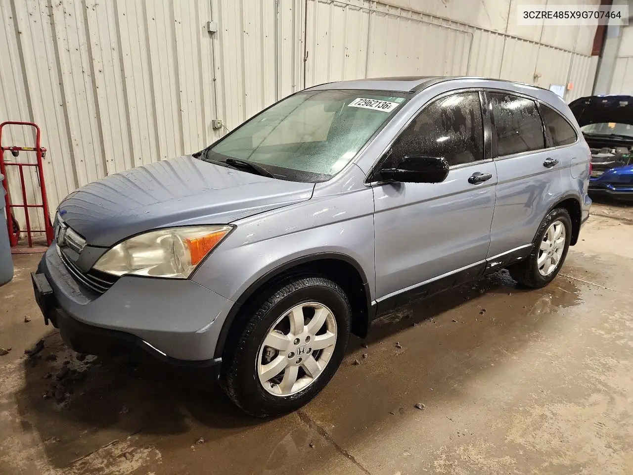 HONDA CR-V 2009, VIN 3CZRE485X9G707464