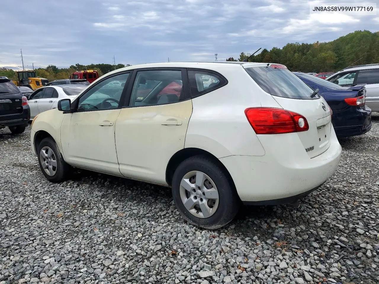 2009 NISSAN ROGUE VIN JN8AS58V99W177169 — фото 2