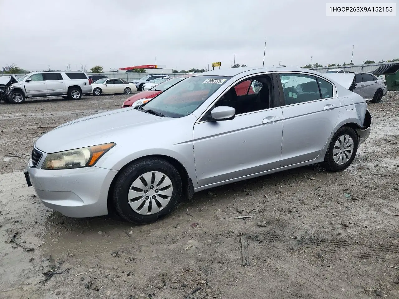 HONDA ACCORD 2009, VIN 1HGCP263X9A152155