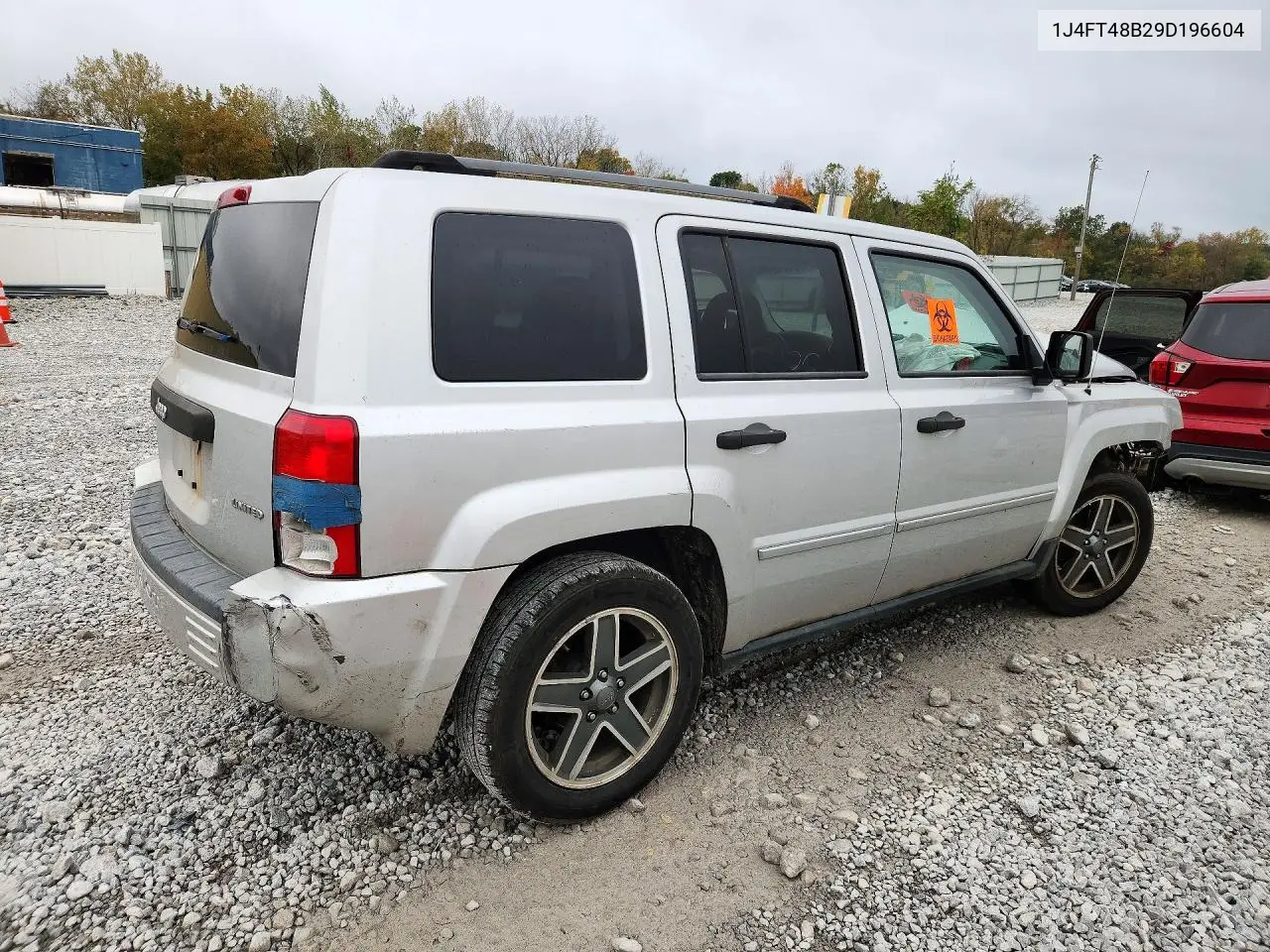 2009 JEEP LIBERTY (PATRIOT) VIN 1J4FT48B29D196604 — фото 3