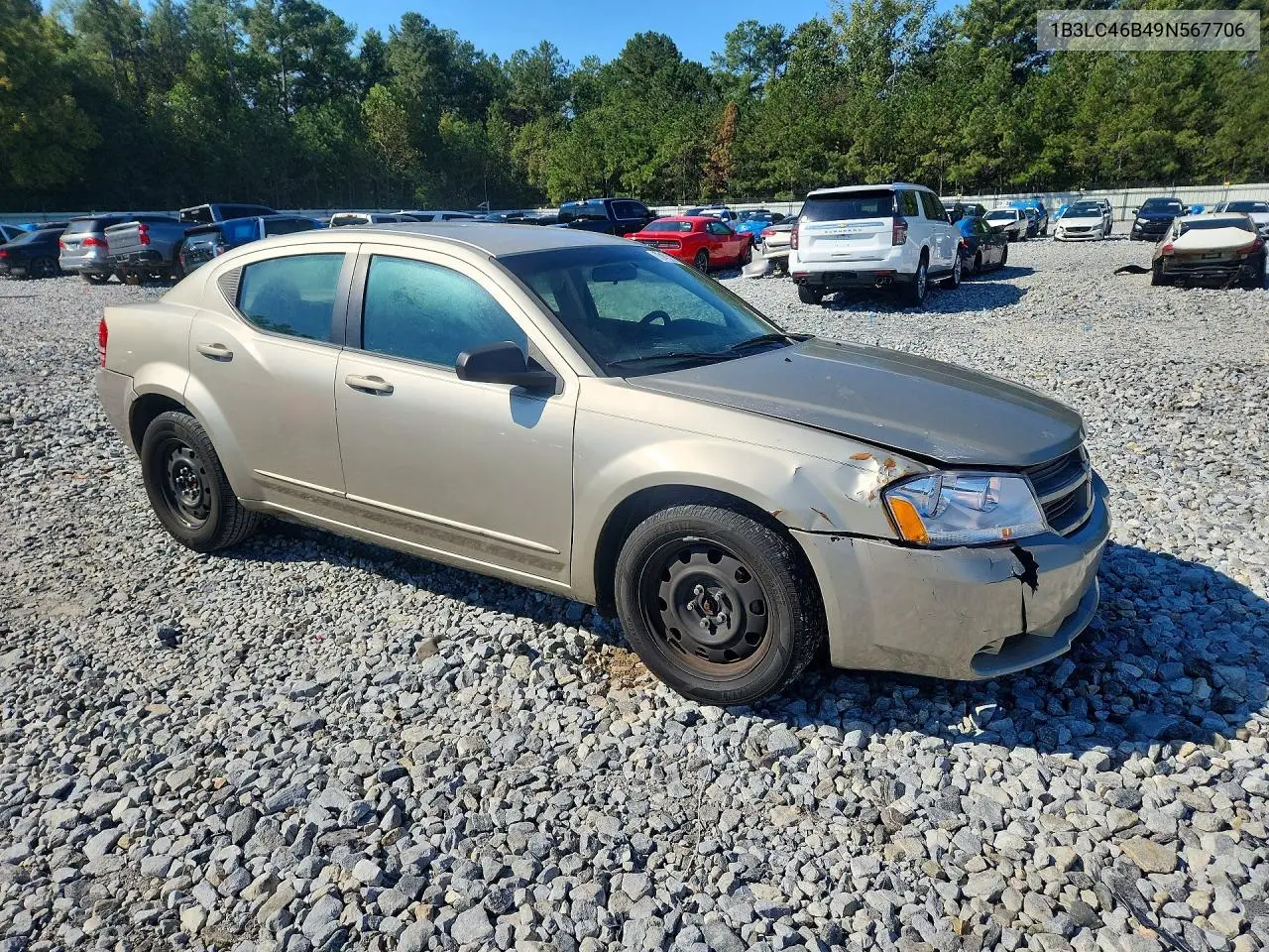 2009 DODGE AVENGER VIN 1B3LC46B49N567706 — фото 4