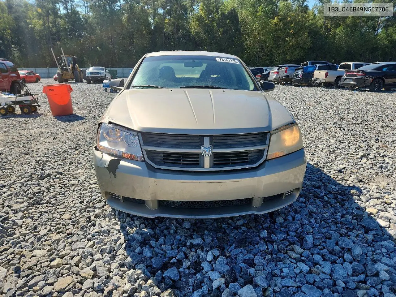 2009 DODGE AVENGER VIN 1B3LC46B49N567706 — фото 5