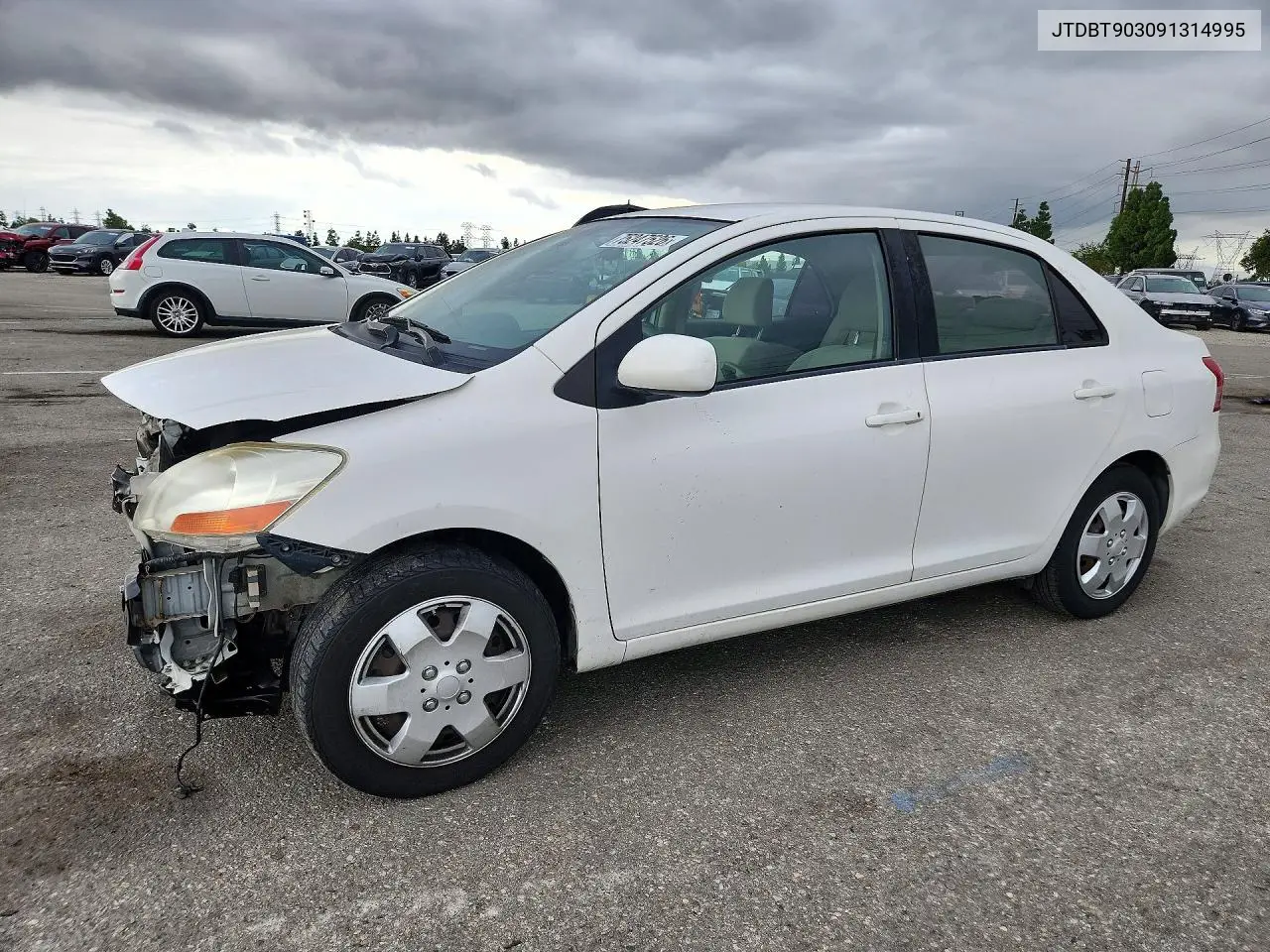 TOYOTA YARIS 2009, VIN JTDBT903091314995