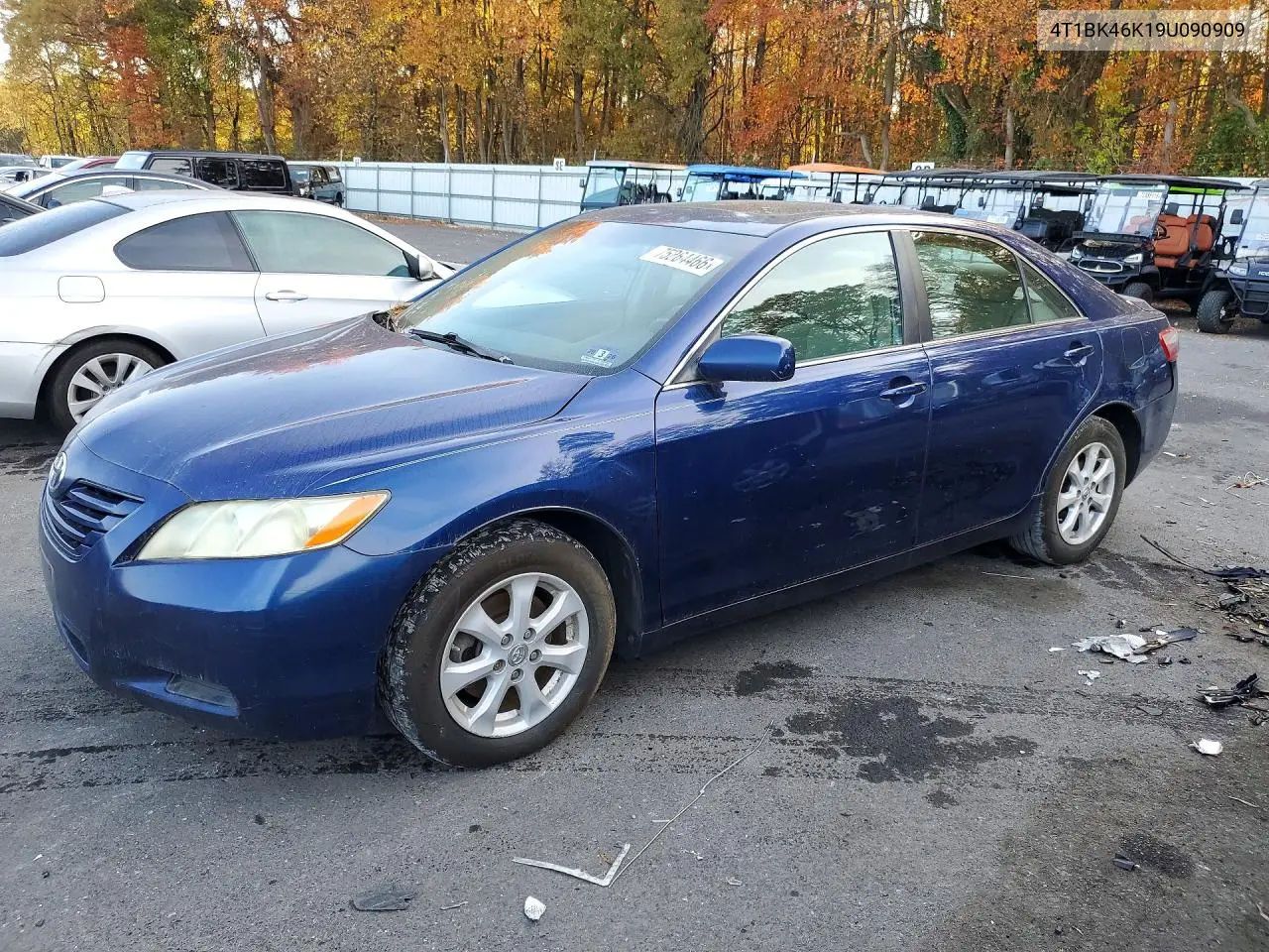 TOYOTA CAMRY 2009, VIN 4T1BK46K19U090909
